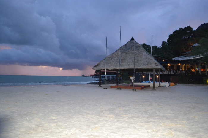 An evening at an island in Malaysia